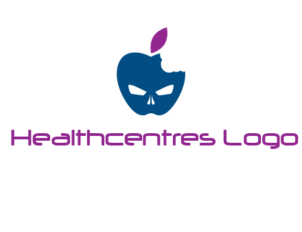 games logo with mask in apple