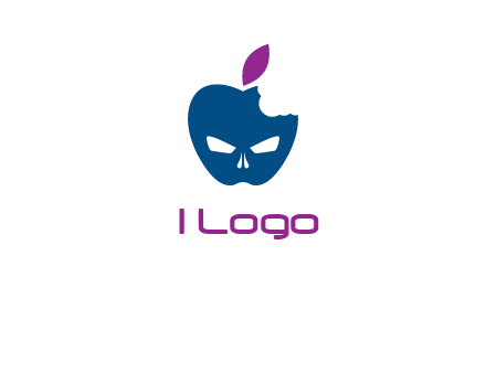 games logo with mask in apple