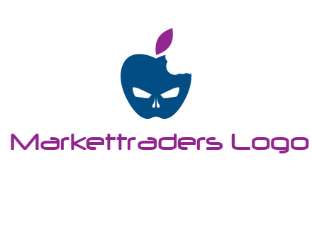 games logo with mask in apple