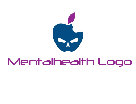 games logo with mask in apple