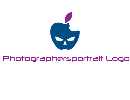 games logo with mask in apple