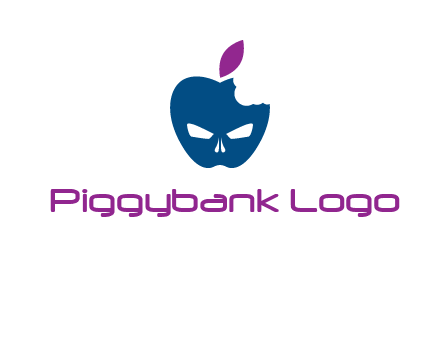 games logo with mask in apple