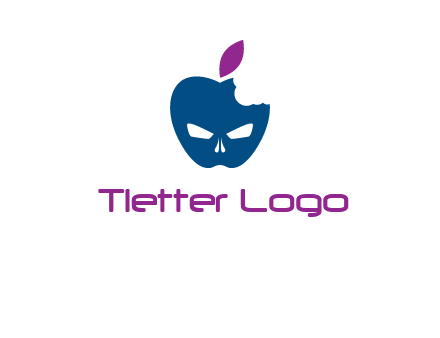games logo with mask in apple