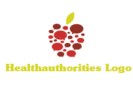 chat bubbles in apple communication logo