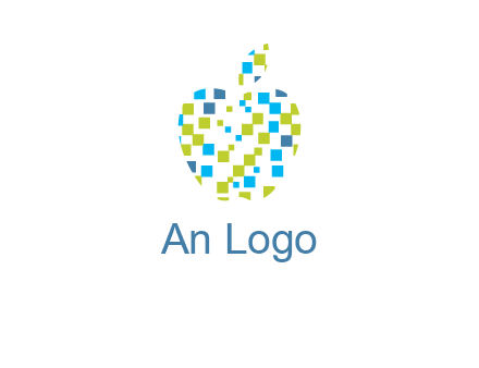 boxes forming apple logo