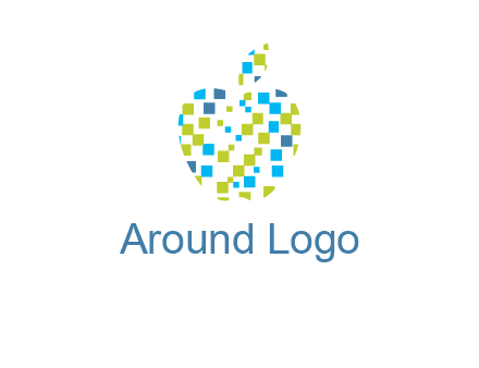 boxes forming apple logo