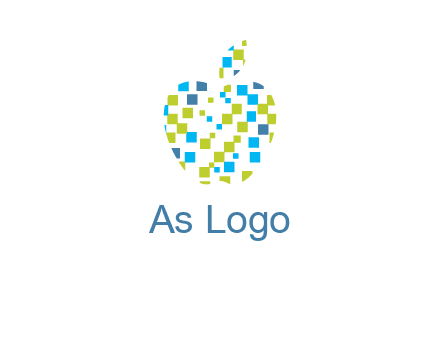 boxes forming apple logo