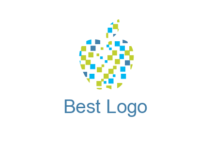 boxes forming apple logo