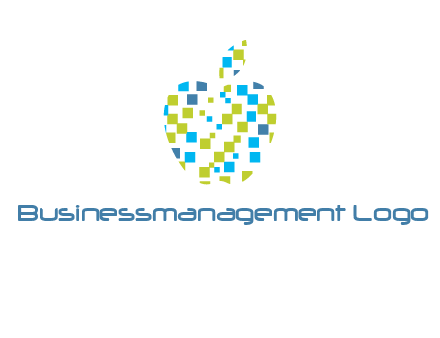 boxes forming apple logo