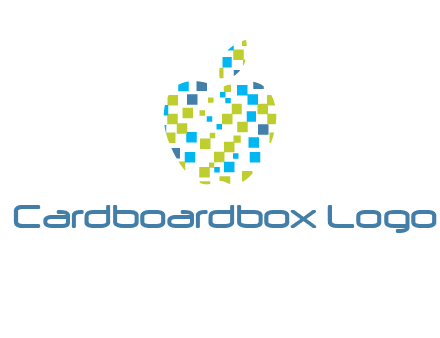 boxes forming apple logo