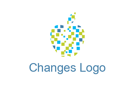 boxes forming apple logo