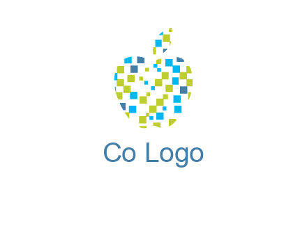 boxes forming apple logo