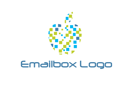 boxes forming apple logo