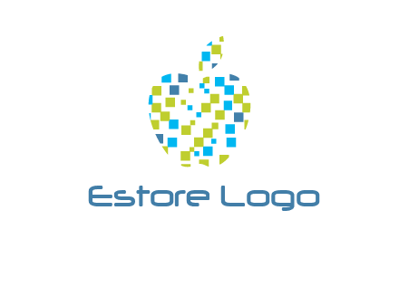 boxes forming apple logo