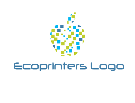 boxes forming apple logo