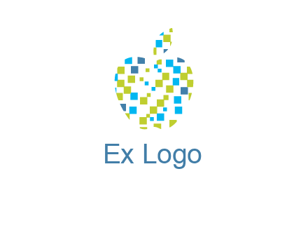 boxes forming apple logo