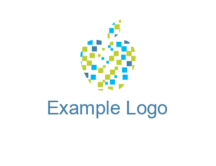 boxes forming apple logo