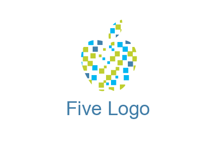 boxes forming apple logo