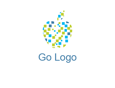 boxes forming apple logo