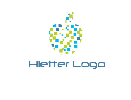 boxes forming apple logo