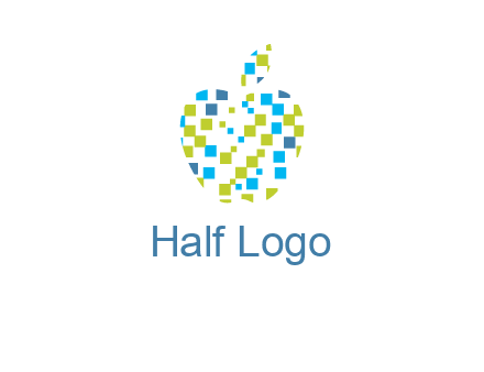 boxes forming apple logo