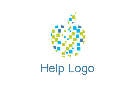 boxes forming apple logo