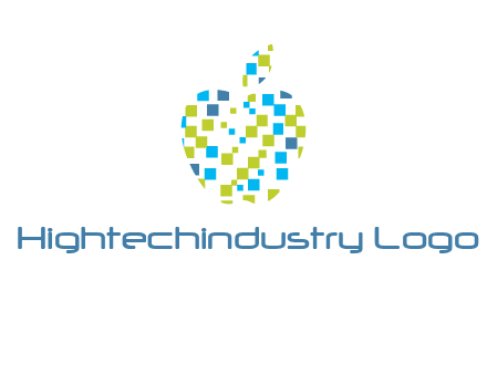 boxes forming apple logo