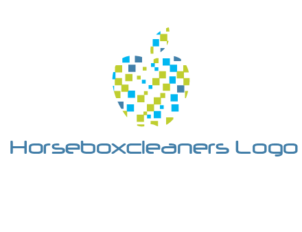 boxes forming apple logo