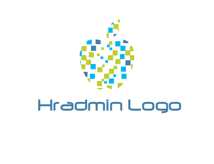 boxes forming apple logo