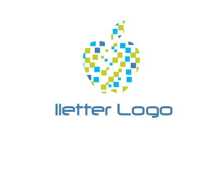 boxes forming apple logo