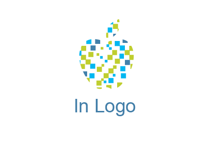 boxes forming apple logo