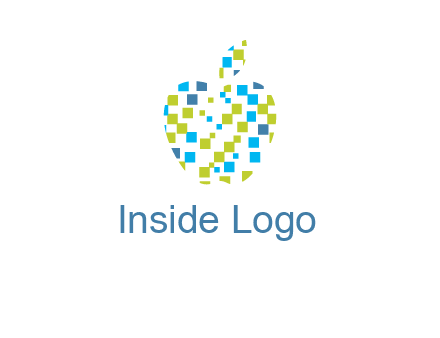 boxes forming apple logo
