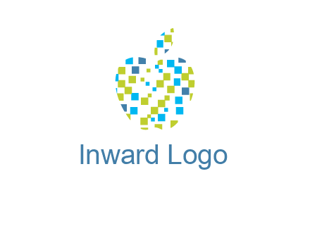 boxes forming apple logo