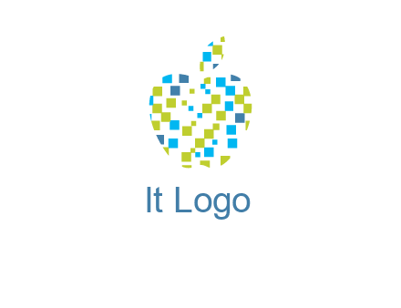 boxes forming apple logo