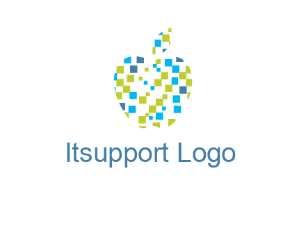 boxes forming apple logo