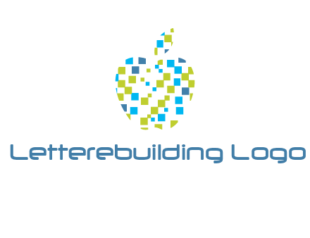 boxes forming apple logo