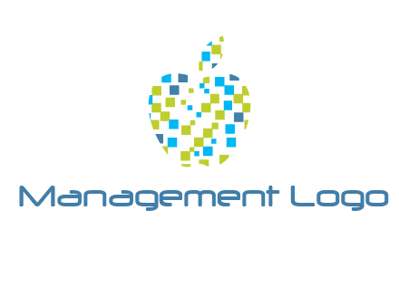 boxes forming apple logo
