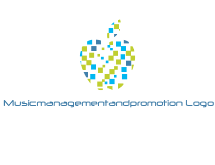 boxes forming apple logo