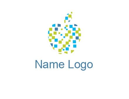 boxes forming apple logo