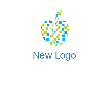 boxes forming apple logo