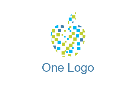 boxes forming apple logo