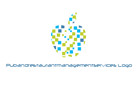 boxes forming apple logo