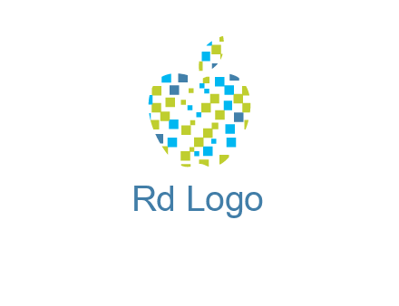 boxes forming apple logo