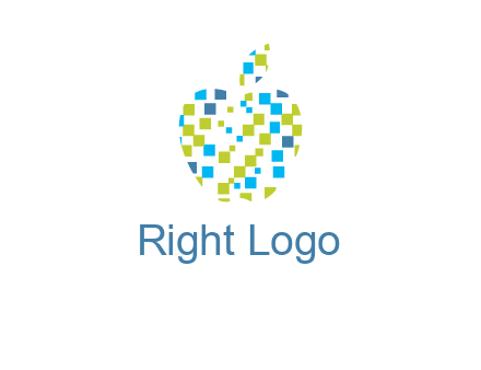 boxes forming apple logo