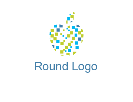 boxes forming apple logo