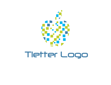boxes forming apple logo
