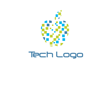 boxes forming apple logo