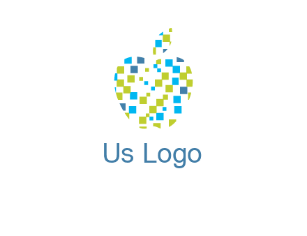 boxes forming apple logo