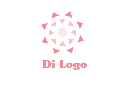 diamond in circular jewelry logo