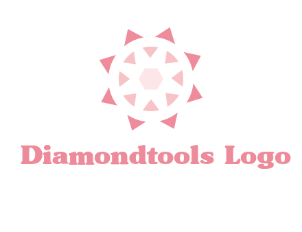 diamond in circular jewelry logo